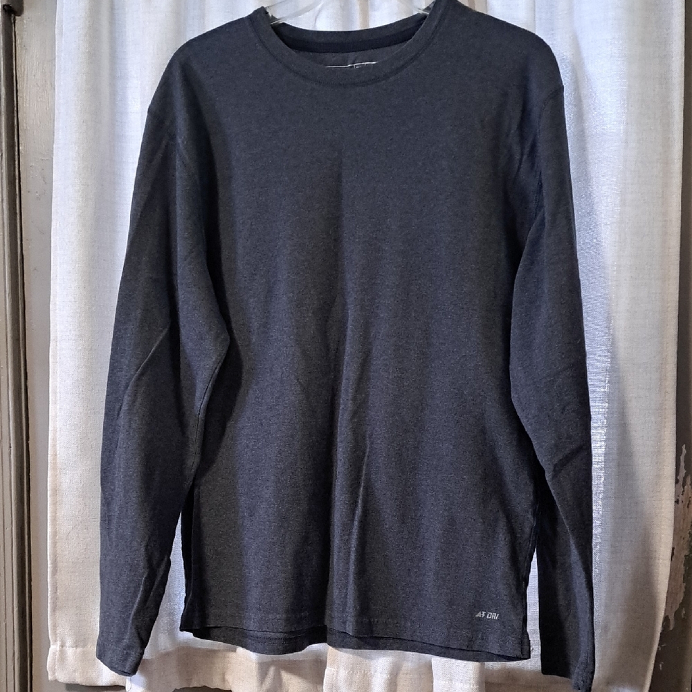 Men's Gray Long Sleeve Shirt